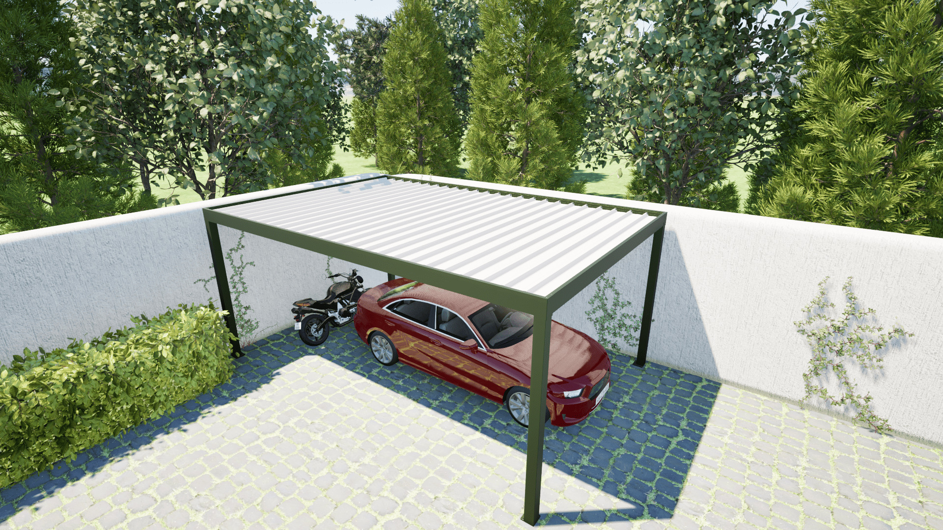 Carport em alumínio